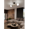 Lampa sufitowa  MAGNUM 2 BL OPAL 1233/2 EMIBIG