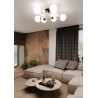 Lampa sufitowa  MAGNUM 6 BL OPAL 1233/6 EMIBIG