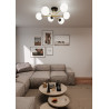 Lampa sufitowa  MAGNUM 6 BL OPAL 1233/6 EMIBIG