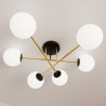 Lampa sufitowa  MAGNUM 6 BL OPAL 1233/6 EMIBIG
