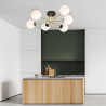 Lampa sufitowa  MAGNUM 6 BL OPAL 1233/6 EMIBIG