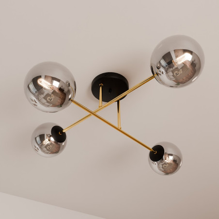 Lampa sufitowa  MAGNUM 4 BL GRAFIT 1269/4 EMIBIG