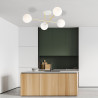 Lampa sufitowa  MAGNUM 4 WH OPAL 1234/4 EMIBIG