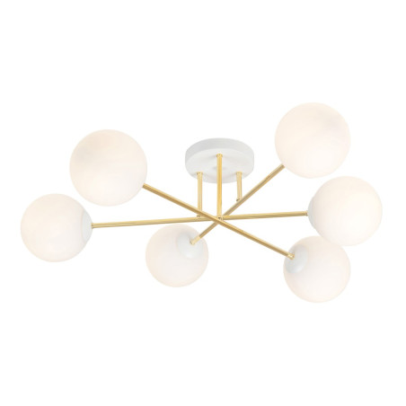 Lampa sufitowa  MAGNUM 6 WH OPAL 1234/6 EMIBIG