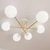 Lampa sufitowa  MAGNUM 6 WH OPAL 1234/6 EMIBIG