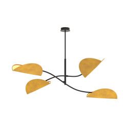 Lampa sufitowa LOTUS 4 BL MUSTARD 1460/4 EMIBIG