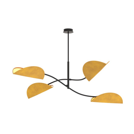Lampa sufitowa LOTUS 4 BL MUSTARD 1460/4 EMIBIG