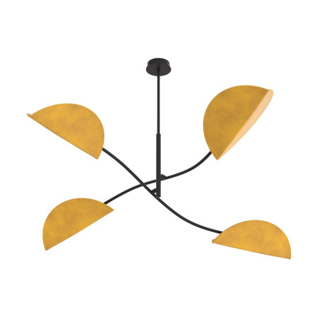Lampa sufitowa LOTUS 4 BL MUSTARD 1460/4 EMIBIG