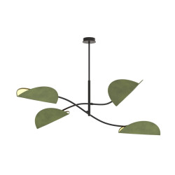 Lampa sufitowa LOTUS 4 BL GREEN 1461/4 EMIBIG