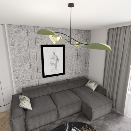 Lampa sufitowa LOTUS 4 BL GREEN 1461/4 EMIBIG