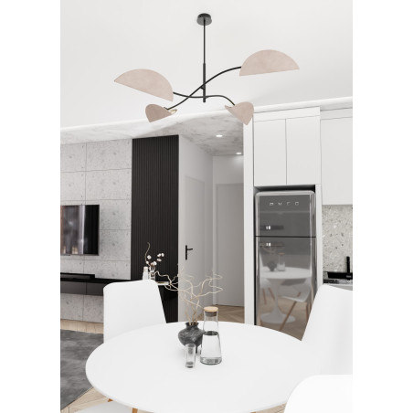 Lampa sufitowa LOTUS 4 BL GRAY 1462/4 EMIBIG