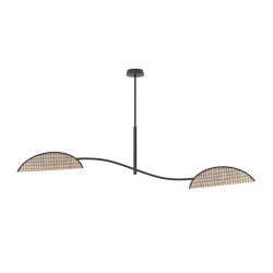 Lampa sufitowa LOTUS 2 BL NATURAL 1463/2 EMIBIG