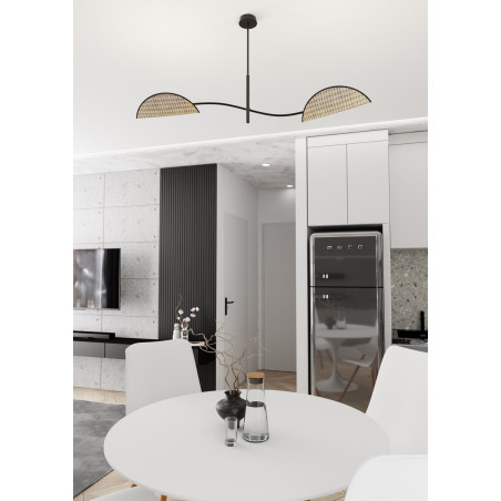 Lampa sufitowa LOTUS 2 BL NATURAL 1463/2 EMIBIG