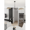 Lampa sufitowa LOTUS 2 BL NATURAL 1463/2 EMIBIG
