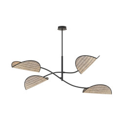 Lampa sufitowa LOTUS 4 BL NATURAL 1463/4 EMIBIG