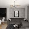 Lampa sufitowa LOTUS 4 BL NATURAL 1463/4 EMIBIG