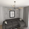 Lampa sufitowa LOTUS 4 BL NATURAL 1463/4 EMIBIG