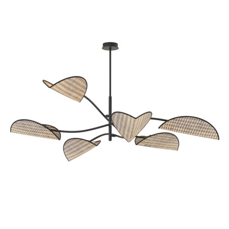 Lampa sufitowa LOTUS 6 BL NATURAL 1463/6 EMIBIG
