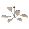 Lampa sufitowa LOTUS 6 BL NATURAL 1463/6 EMIBIG