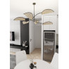Lampa sufitowa LOTUS 6 BL NATURAL 1463/6 EMIBIG
