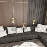 Lampa wisząca VANDER 3 BL GOLD 1364/3 EMIBIG