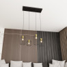 Lampa wisząca VANDER 4 BL GOLD 1364/4 EMIBIG