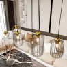 Lampa wisząca VANDER 6 BL GOLD 1364/6 EMIBIG
