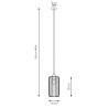 Lampa wisząca VANDER 1 BL 1365/1 EMIBIG