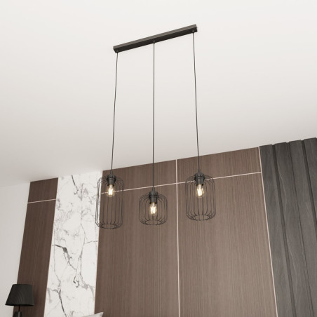 Lampa wisząca VANDER 3 BL 1365/3 EMIBIG