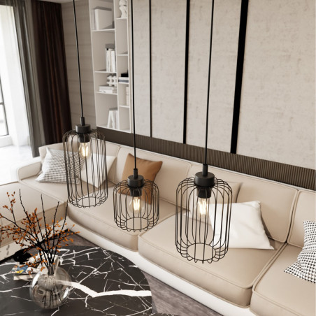 Lampa wisząca VANDER 3 BL 1365/3 EMIBIG