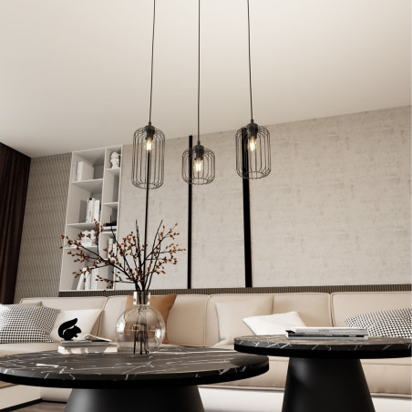 Lampa wisząca VANDER 3 BL 1365/3 EMIBIG
