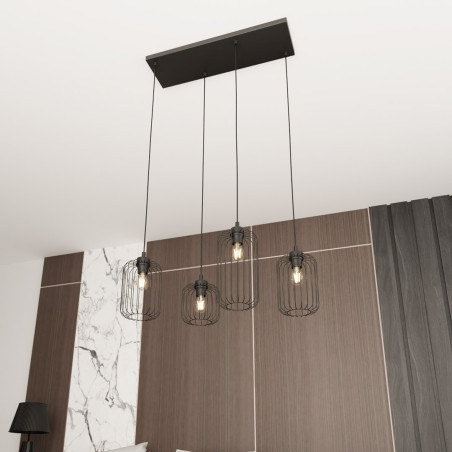 Lampa wisząca VANDER 4 BL 1365/4 EMIBIG