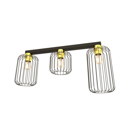 Lampa sufitowa BARN 3 BL GOLD 1366/3 EMIBIG