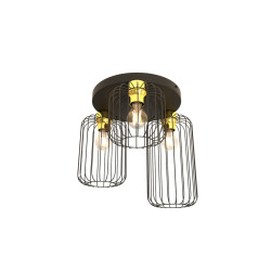 Lampa sufitowa BARN 3PREM BL GOLD 1366/3PREM EMIBIG