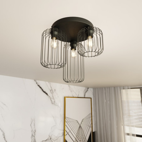 Lampa sufitowa BARN 3PREM BL 1367/3PREM EMIBIG
