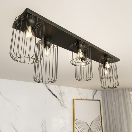 Lampa sufitowa BARN 6 BL 1367/6 EMIBIG
