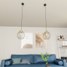 Lampa wisząca NANDO 1 BL GOLD 1368/1 EMIBIG