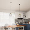 Lampa wisząca NANDO 1 BL GOLD 1368/1 EMIBIG