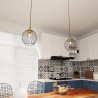 Lampa wisząca NANDO 1 BL GOLD 1368/1 EMIBIG