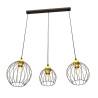 Lampa wisząca NANDO 3 BL GOLD 1368/3 EMIBIG