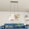 Lampa wisząca NANDO 3 BL GOLD 1368/3 EMIBIG
