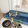 Lampa wisząca NANDO 3PREM BL GOLD 1368/3PREM EMIBIG