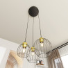 Lampa wisząca NANDO 3PREM BL GOLD 1368/3PREM EMIBIG