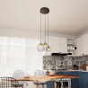 Lampa wisząca NANDO 3PREM BL GOLD 1368/3PREM EMIBIG