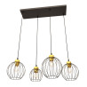 Lampa wisząca NANDO 4 BL GOLD 1368/4 EMIBIG