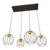 Lampa wisząca NANDO 4 BL GOLD 1368/4 EMIBIG