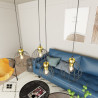Lampa wisząca NANDO 4 BL GOLD 1368/4 EMIBIG