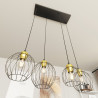 Lampa wisząca NANDO 4 BL GOLD 1368/4 EMIBIG