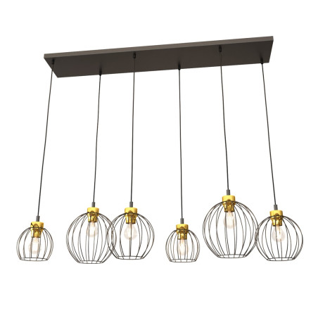 Lampa wisząca NANDO 6 BL GOLD 1368/6 EMIBIG