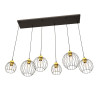 Lampa wisząca NANDO 6 BL GOLD 1368/6 EMIBIG